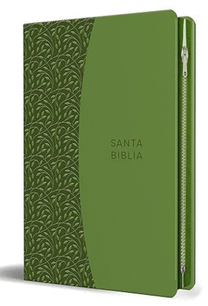 SANTA BIBLIA. VERDE, CREMALLERA, LETRA GRANDE