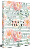 SANTA BIBLIA. ROSAS, LETRA GRANDE, TAMAÑO MANUAL