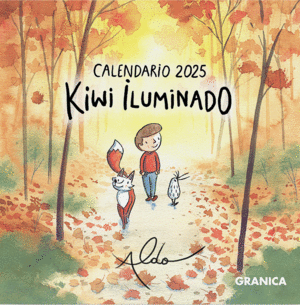 KIWI ILUMINADO CALENDARIO DE PARED 2024